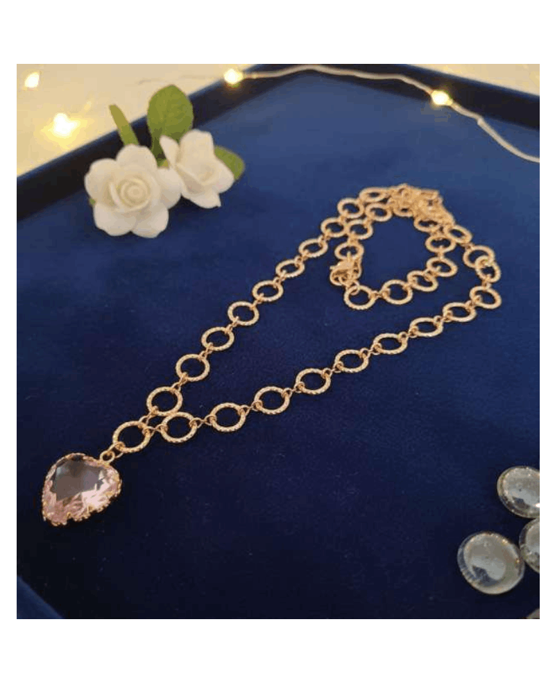 Pink Quartz Necklaces
